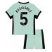 Tanie Strój piłkarski Chelsea Benoit Badiashile #5 Koszulka Trzeciej dla dziecięce 2023-24 Krótkie Rękawy (+ szorty)